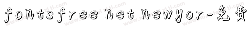 fontsfree net newyor字体转换